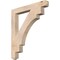 Ekena Millwork Merced Craftsman Smooth Bracket, Douglas Fir, 3 1/2"W x 30"D x 34"H BKT04X30X34MRC04SDF - alternate 1